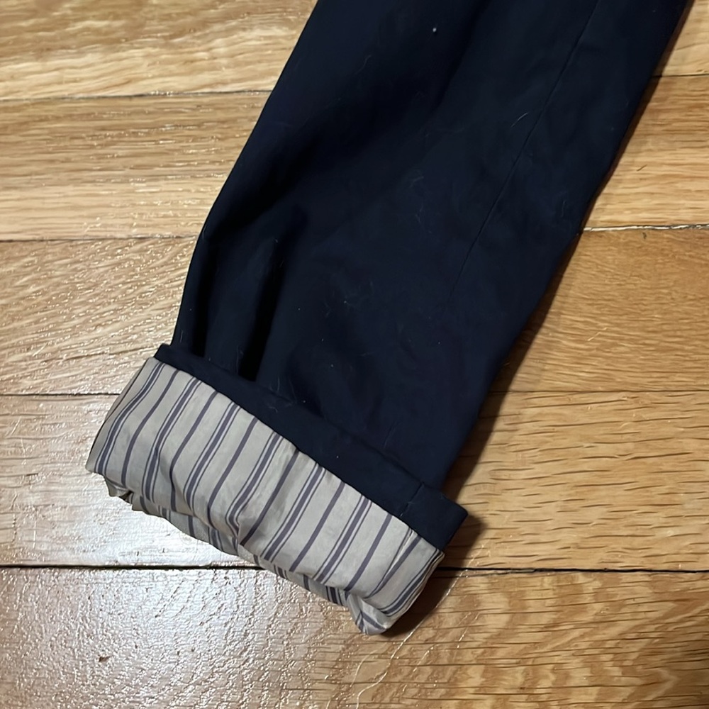 Black Blazer With Patterned Liner - image 6